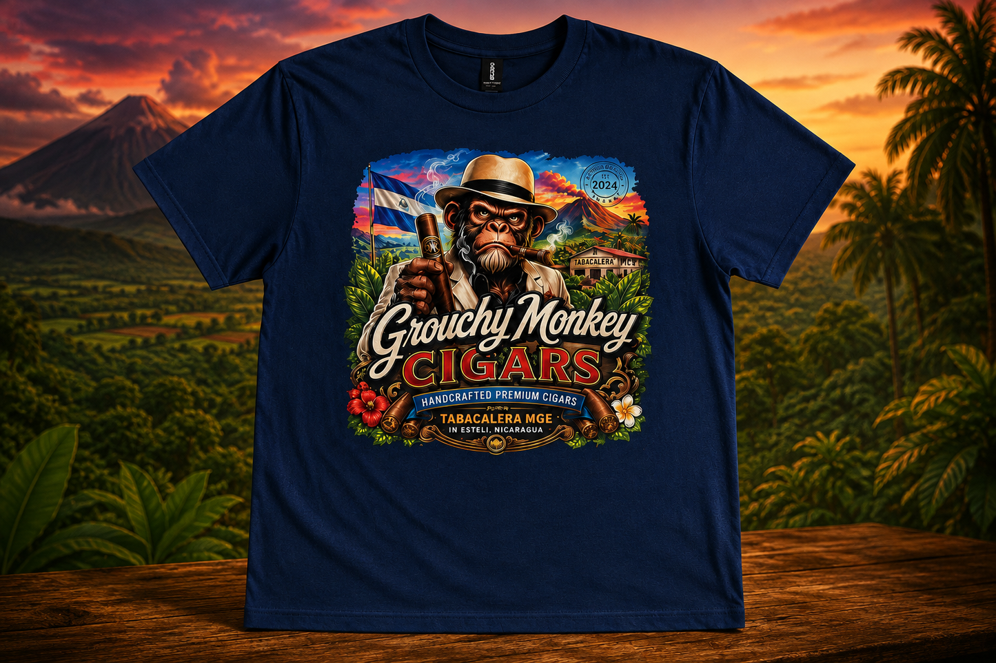 Grouchy Monkey Nicaragua Tee Shirt