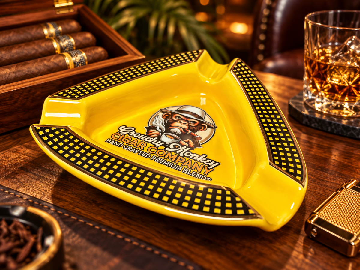Grouchy Monkey Cigar Ash Tray