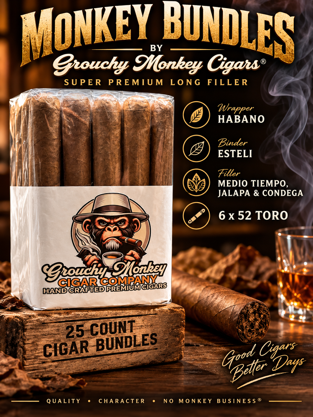 Monkey Bundle 25 Cigars